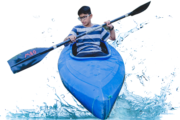 kayaking at beach resort kannur